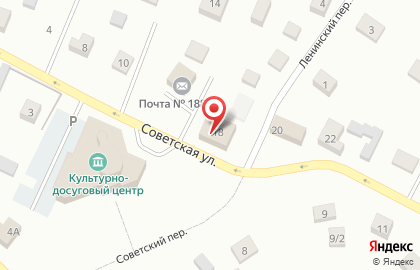 Супермаркет Верный на Советской улице на карте