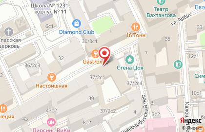 Московский окружной военный суд на карте