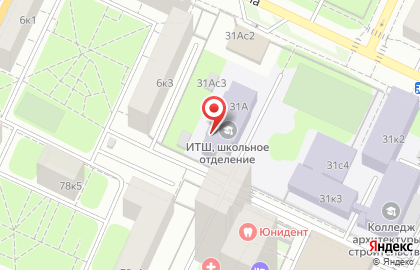 Садовое Кольцо на улице Усиевича на карте