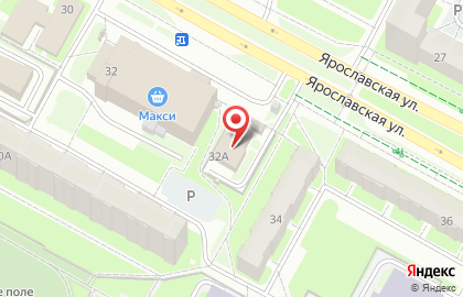 Магазин 24 Градуса на Ярославской улице на карте