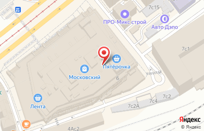 Туроператор ANEX Tour в Красносельском районе на карте