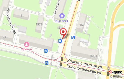 Киоск по продаже печатной продукции на улице Красносельская на карте