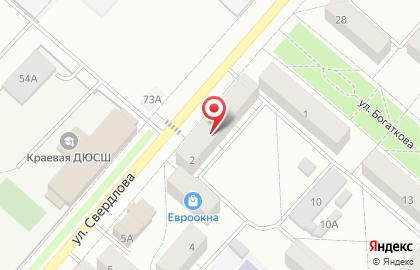 Магазин Мир ковров в Красноярске на карте