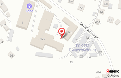 ООО Авангард-С на Октябрьской улице на карте