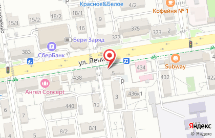 Магазин кондитерских изделий на улице Ленина на карте
