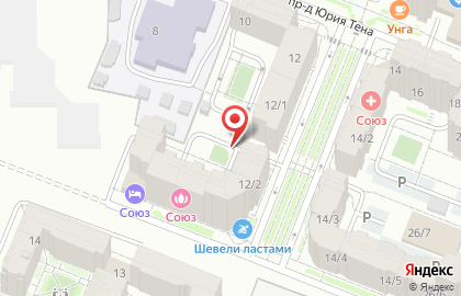 Строящиеся объекты ДомСтрой в Свердловском округе на карте