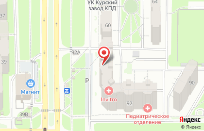 Супермаркет Магнит на проспекте Вячеслава Клыкова на карте