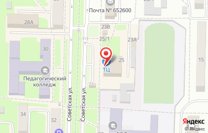 Микрокредитная компания Экспресс Деньги на Советской улице на карте