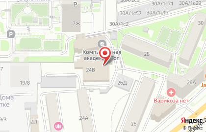 Городские электрические сети на улице Партизана Железняка на карте