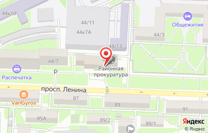 Банкомат Юго-Западный банк Сбербанка России, Ростовское отделение №5221 на проспекте Ленина на карте