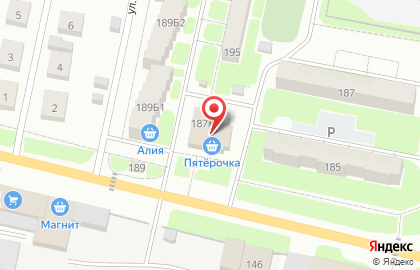 Супермаркет Пятёрочка, сеть супермаркетов на Советской улице на карте