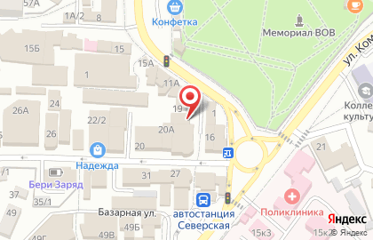 Магазин детской одежды Малыш на Базарной улице на карте