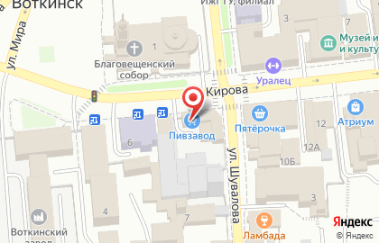 Цветочный магазин Ромашка на улице Кирова на карте