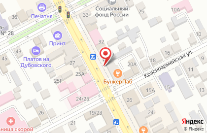 Магазин Великолукский мясокомбинат на Московской улице на карте