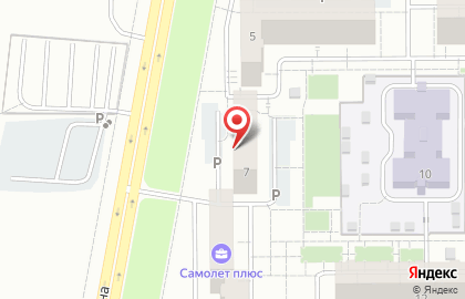 Продовольственный магазин в Центральном районе на карте