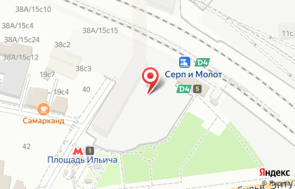 Кафе Самарканд Сити в Москве на карте