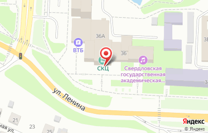 Свердловская филармония на карте
