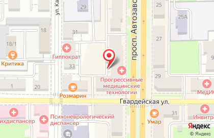 ЗАО Банк Русский Стандарт на проспекте Автозаводцев на карте