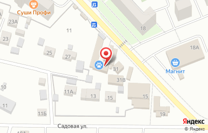 Магазин Продукты на Центральной улице на карте