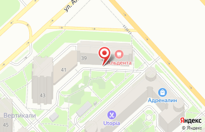 Квартирное бюро Бродвей на улице Алексеева на карте