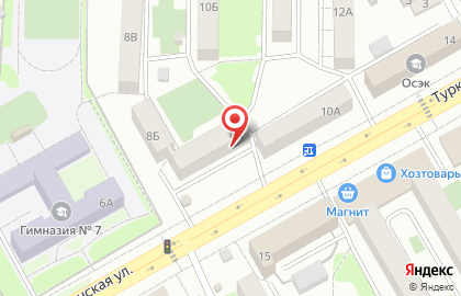 Компания бытовых услуг Сапожок на Туркестанской улице на карте