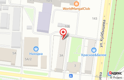 Продовольственный магазин в Свердловском районе на карте