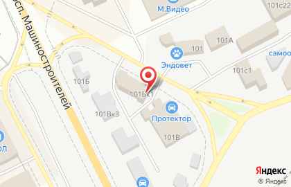 Кафетерий на Омской улице на карте