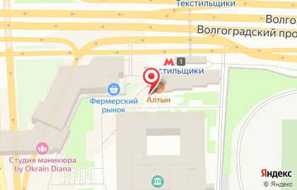 Мосгортранс на Волгоградском проспекте на карте