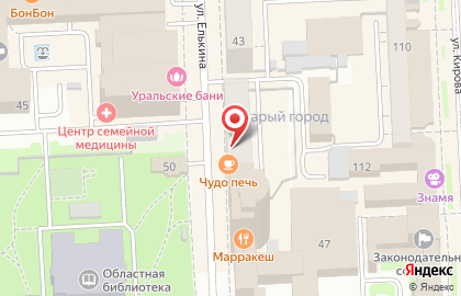 Меховой бутик Braschi на улице Елькина на карте