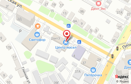 Центр масел в Тамбове на карте