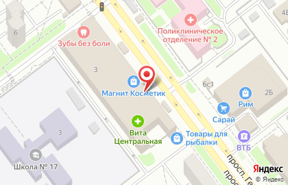 Компания Непроспи на проспекте Генерала Тюленева на карте