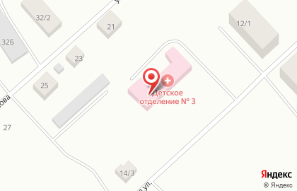 Медицинский центр г. Якутска на Комсомольской на карте