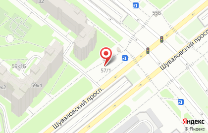 Продуктовый магазин Белорусский дворик на Комендантском проспекте на карте