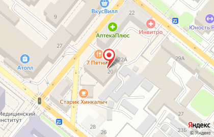 Национальный банк ТРАСТ на Октябрьской улице на карте