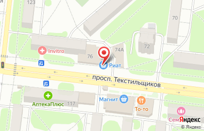 Банкомат Россельхозбанк в Иваново на карте