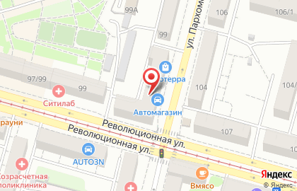 LuLu на улице Пархоменко на карте