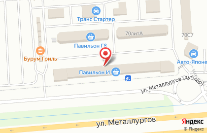 Торговая компания Теплоградъ на улице Металлургов на карте