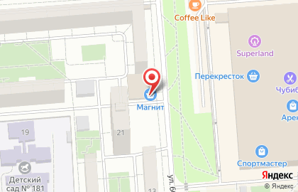 Супермаркет Магнит в Воронеже на карте