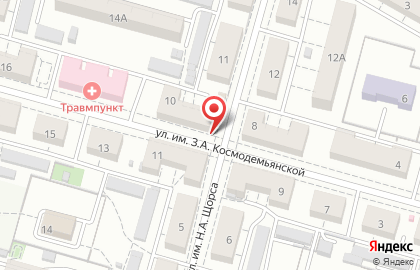 Магазин БерёZка на улице Космодемьянской на карте