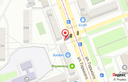Сеть по продаже печатной продукции Роспечать на улице Горького, 57 киоск на карте