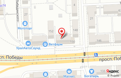 Салон мебели Русь в Калининском районе на карте
