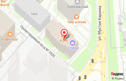 Компания по продаже медицинской одежды МДК на проспекте Андропова на карте