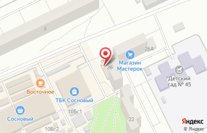 Продовольственный магазин Визит в Правобережном районе на карте