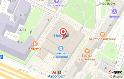 Кафе Smoothie Factory на Ленинградском проспекте на карте