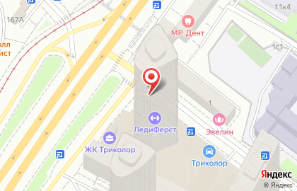 Супермаркет Перекрёсток в Москве на карте