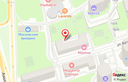 Салон красоты Визави на Кутузовском проспекте на карте