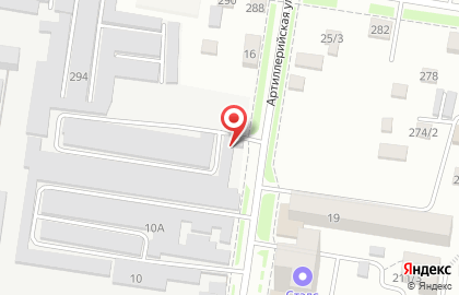 Автокомплекс Гараж на Артиллерийской улице на карте