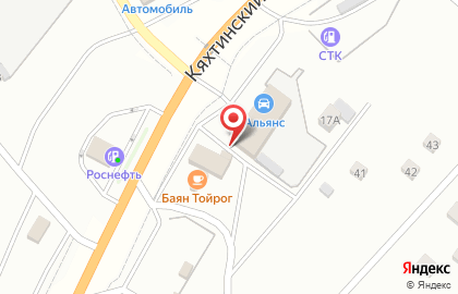 Шиномонтажная мастерская на Шоссейной улице на карте