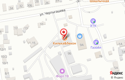 Магазин сантехники Санита на улице Чертыгашева на карте