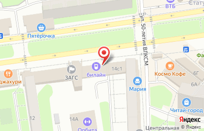 Магазин Комус в Москве на карте